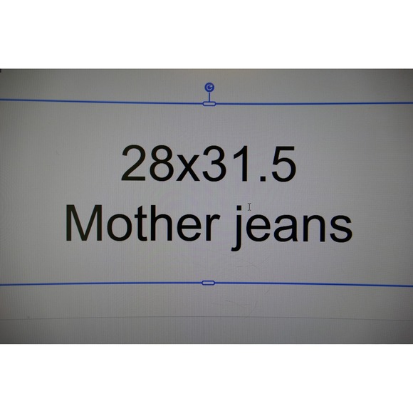 Mother RARE The Double Zip Pocket Flare Leg Jeans Womens‎ Size 28 Blue Denim - Picture 13 of 14